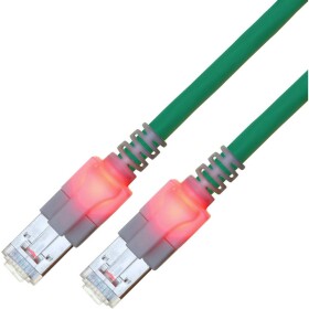 Easylan CS1OTCDCD0010 RJ45 sieťové káble, prepojovacie káble CAT 6 S/FTP 1.00 m tyrkysová dvojžilový tienený, bez halogénov, samozhášavý 1 ks; CS1OTCDCD0010
