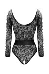 Erotické body Dinora - BEAUTY NIGHT FASHION černá S/L