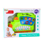 Mamido Vzdelávacie elektrické piano Lokomotíva pre batoľatá zelené
