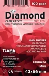 TLAMA hry Obaly na karty Diamond Red: Chimera Mini (43x66 mm) (80 mikrónov, 100 ks)