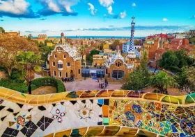 ENJOY Puzzle Výhľad z parku Güell, Barcelona