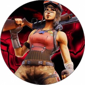 Jedlý papier Fortnite bojovníčka 19,5 cm - Pictu Hap - Pictu Hap
