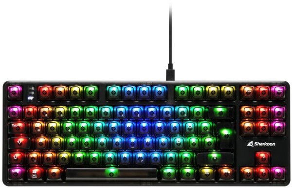 Sharkoon Sharkoon Gaming Tastatur Crystal Shark schwarz DE