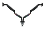 Kensington Rameno na dva monitory SmartFit čierna / až 9 kg / 170-505 mm / nastavenie výšky jedným dotykom (K59601WW)