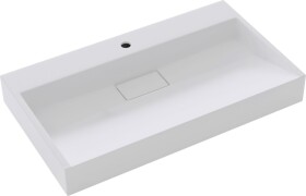 MEXEN - Ava umývadlo na dosku liaty mramor 1/O 120 x 46, biela 23011201