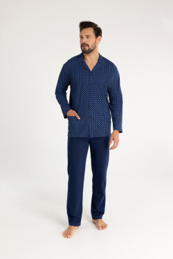 PÁNSKE PYŽAMO 486 BIG J/25 tmavě modrá 2XL