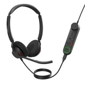 JABRA Engage 50 II Link čierna / Slúchadlá / mikrofón / USB-A / UC Stereo (5099-299-2219)