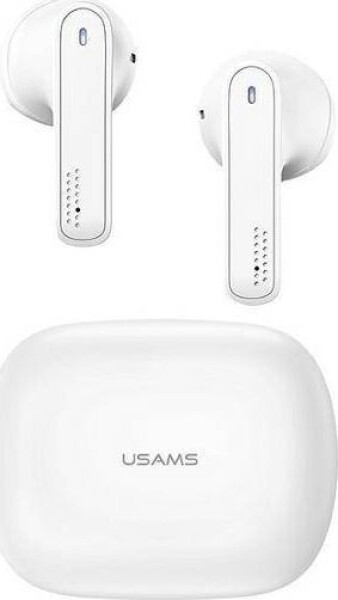 USAMS SM TWS Earbuds BT biela / 30 mAh + 320 mAh (6958444924410)