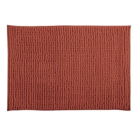 MSV CHENILLE kúpeľňová predložka 40 x 60 cm terakota / mikrovlákno / protišmyková