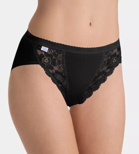 Nohavičky sloggi Chic Tai 4P čierne BLACK – SLOGGI BLACK 40
