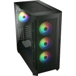 COUGAR Duoface PRO RGB čierna / PC skriňa / ATX / micro-ATX / mini-ITX / RGB / priehľadná bočnica / bez zdroja (CGR-DUOFACE PRO RGB)