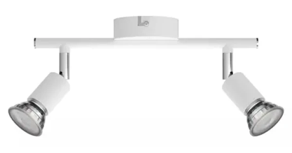 Philips Limbali biela / Bodové svietidlo / 2x GU10 / 50W / bez zdroja / IP20 (SKL000407622)