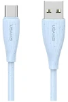 USAMS Green Series SJ714 modrá / Nabíjací a dátový kábel USB-A/USB-C / 1 m / 18W / 3A / 480 Mb/s (SJ714USB03)