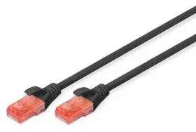 Digitus UTP CAT6 LSZH 0,5 m čierna / Patch kábel / RJ45-RJ45 (DK-1617-005/BL)