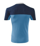 Tričko Colormix unisex azúrovo modré S