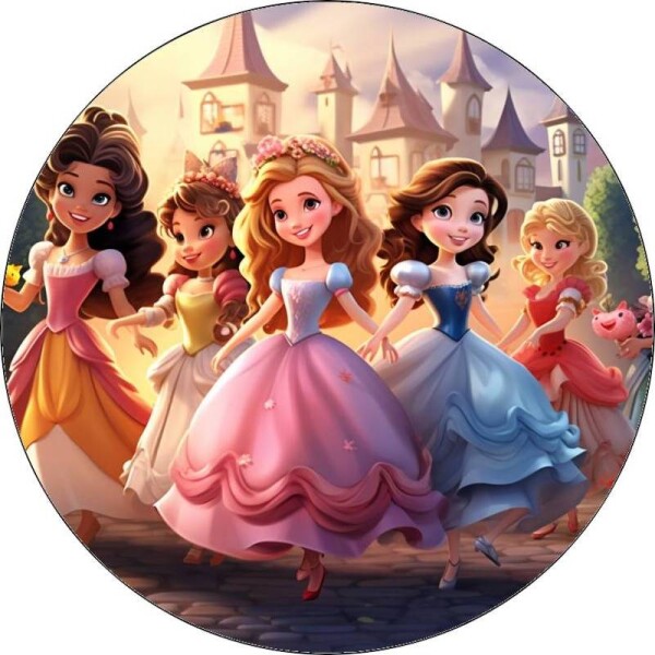 Jedlý papier Disney princezné 19,5 cm - Pictu Hap - Pictu Hap
