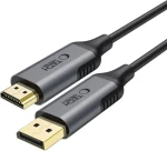 Tech-Protect DisplayPort - HDMI čierna / Kábel / DisplayPort - HDMI / 2 m (5906302321797)