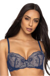 Dámska push-up podprsenka Percy 3530/11 Dark Blue - matná 80C tmavě modrá