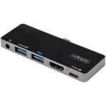 StarTech USB-C Multiport adaptér čierna/strieborná / Adaptér / HDMI / 2x USB-A / USB-C / 60Hz (DKT30ICHPD)
