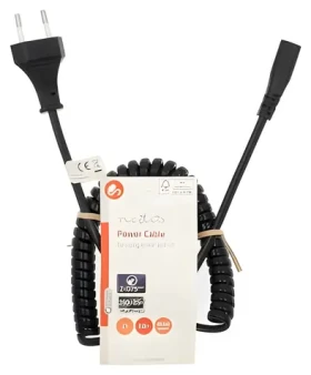 Nedis napájací kábel Euro čierny / Napájací kábel / konektor IEC-320-C1 / priamy / 2 m (CEGL11062BK20)