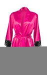 DKaren Housecoat Adelaide Dark Pink tmavě růžová