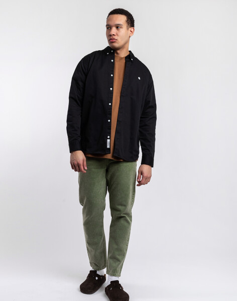 Carhartt WIP L/S Madison Shirt Black/White L