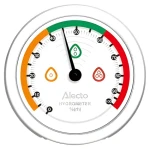 Alecto analógový vlhkomer O 60 mm / Vlhkomer / bez batérií / rozsah 0-100 % (WS-05WH)