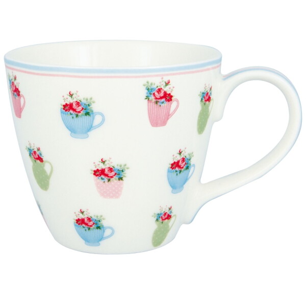 GREEN GATE Hrnček Annalise White 300 ml