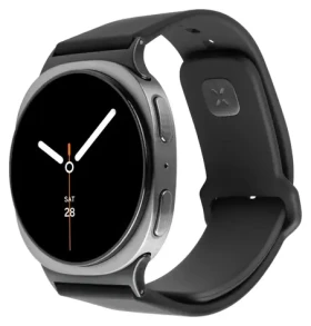 FIXED Silicone Sporty Strap pre Samsung Galaxy Watch 8 čierny / Remienok / silikón / rýchloupínací systém / 2 veľkosti