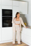 Sexy Must Have Loungewear 2Piece-Set CAPPUCCINO Einheitsgroesse