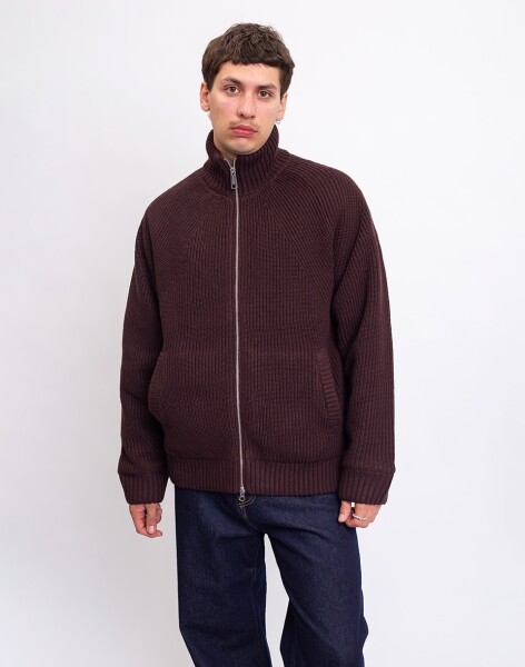 Carhartt WIP Banley Sweater Jacket Palisander M