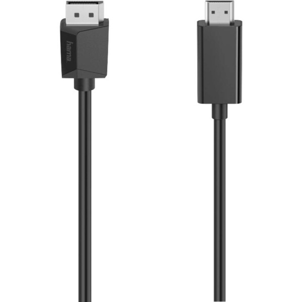 Hama DisplayPort HDMI DisplayPort čierna Kábel DisplayPort