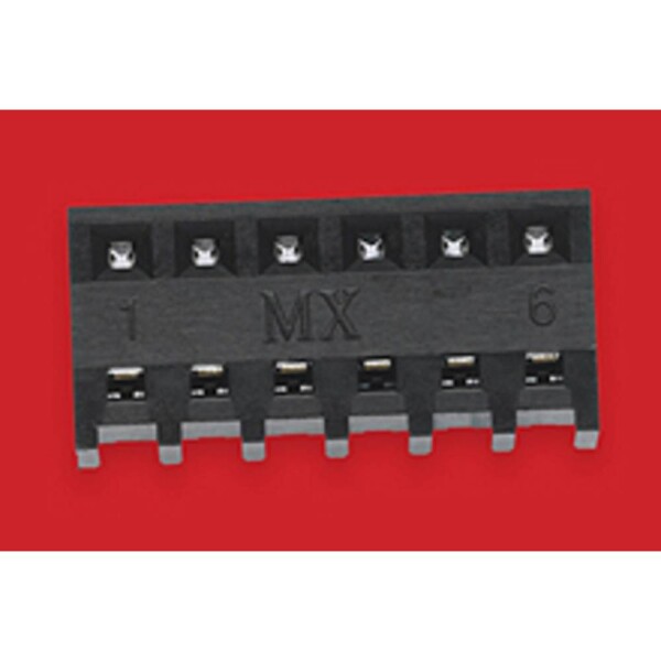 Molex vstavaná zásuvková lišta (štandardná) 448120016 1 ks Tube; 448120016