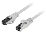 Lanberg CAT8.1 S/FTP 5m šedá / Patch kábel / LSZH / RJ-45 / 40 Gbit/s / 2000 MHz (PCF8-10CU-0500-S)