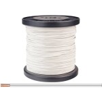 Donau Elektronik 218-55-100 opletenie / lanko 2 x 0.14 mm² biela 100 m; 218-55-100