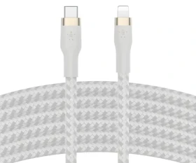 Belkin CAA011bt1MWH biela / Kábel USB-C na Lightning / 1 m / 15W / MFi (CAA011BT1MWH)