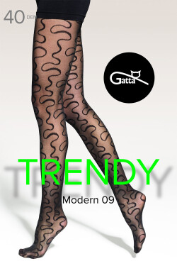 Gatta Modern 09 40 DEN farba:nero 4-L