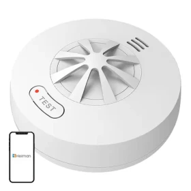 Heiman HM-5HW / Bezdrôtový hlásič tepla / prepojiteľný / 85 dB / aplikácia Tuya SMART Life (HM-5HW)