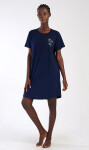 Dámske domáce šaty Zuzka - Vienetta XXL tmavě modrá