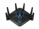 Acer Connect Predator W6 čierna / Router / Tri-Band / 1x 2.5Gbps + 4X 1Gbps / Wi-Fi 6 / 2.4 + 5.0 + 6 GHz (FF.G22WW.001)