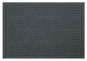 Spirella CUBO kúpeľňová predložka 50 x 80 cm tmavo šedá / bavlna / protišmyková