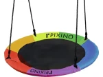 PIXINO Hojdací kruh Čapí hniezdo farebný