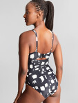 Swimwear Black Sand Balcony Swimsuit black sand print SW1720A 80DD