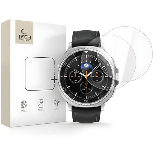 Tech-Protect Glass Fit+ číre / Tvrdené sklo / Samsung Galaxy Watch 8 Classic (46 mm) / 2 ks