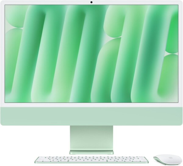Apple iMac24" Green/M4-10C-CPU,10C-GPU/24GB/512GB SSD/Key-ID-Deutsch/MM2/1GB Ethernet