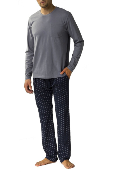 Pánske pyžamo 373 - Atlantic šedá XXL