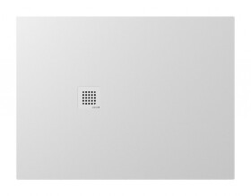 POLYSAN - TRENECA sprchová vanička z liateho mramoru s možnosťou úpravy rozmeru 120x90cm, biela matná 84307.11