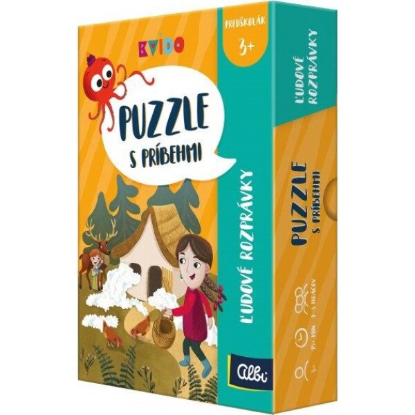 Albi Kvído Puzzle s príbehmi Ľudové rozprávky 24 dielikov SK