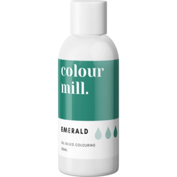 Olejová farba 100 ml vysoko koncentrovaná smaragdová - colour mill - colour mill