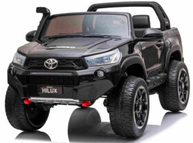 Mamido Mamido Detské elektrické autíčko Toyota Hilux 2x24V7Ah | 4x200W | 4x4 | pre 2 deti | ECO koža | EVA kolesá čierne